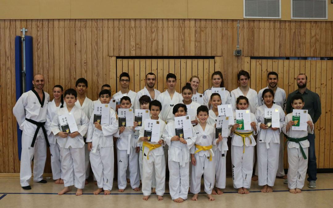 Gürtelprüfung Dezember 2018