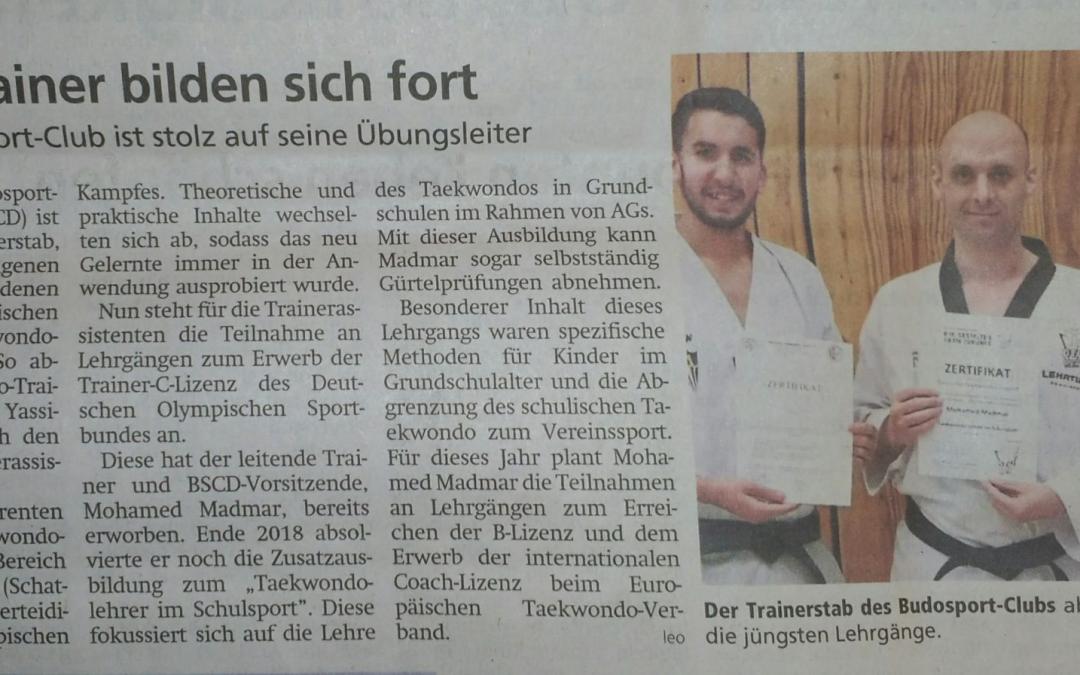 Yassine und Yassin erfolgreich bei Trainerassistenenlehrgang