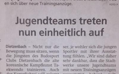 Neuausstattung für respektvolle Nachwuchssportler