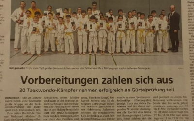 Gürtelprüfung Dezember 2019