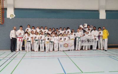 Gürtelprüfung beim Budosport Club Dietzenbach Dezember 2023